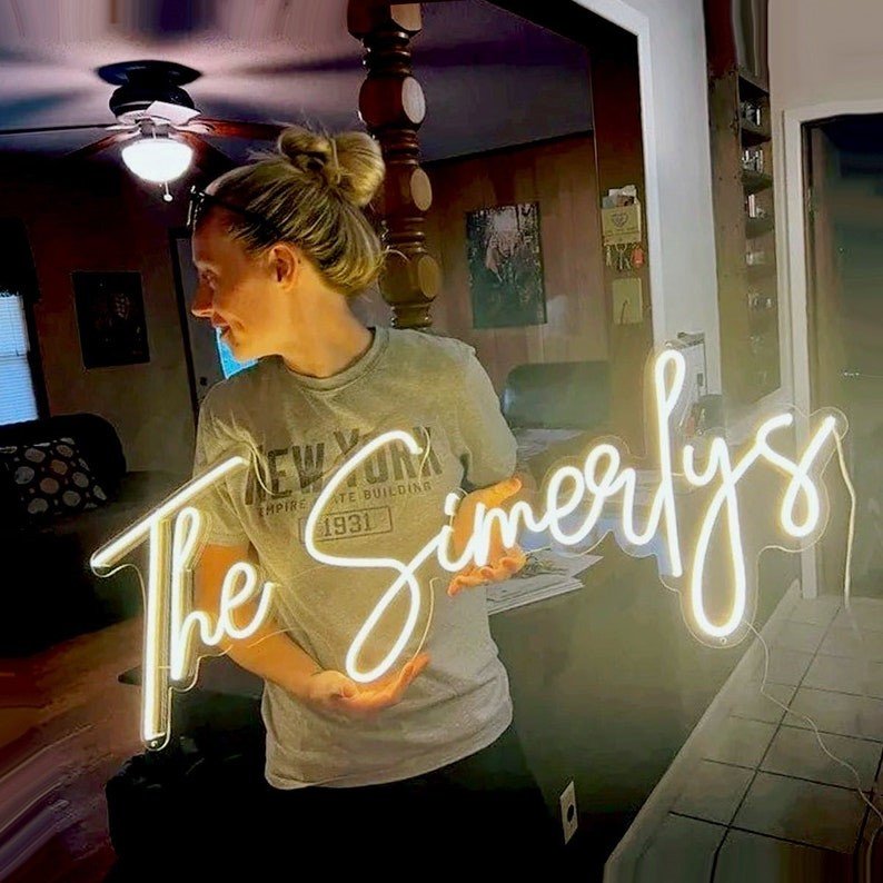 Custom Neon Signs Personalized Dimmable Led Rgb Neon Lights Signs for Wall Decor Bedroom Wedding Birthday Bar Company Logo Name